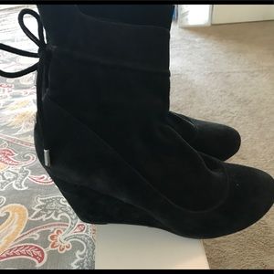BCBG suede boots